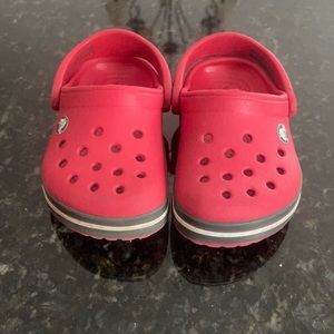 Red 5C baby CROCS